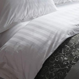 纯棉斜纹布料 全棉宾馆酒店纯白色面料 可定做被套床单床笠枕套