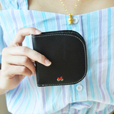 【天天特价】新款韩版短款两折超薄女士钱包女卡包复古迷你小钱包