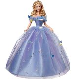 Barbie芭比娃娃 女孩礼物 迪士尼公主灰姑娘珍藏版之蓝蝶装CGT56