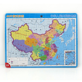 蓝鹰古部20片29片40片纸质中国地图框式平面拼图儿童益智玩具