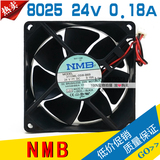 NMB8cm8025散热器24V3110ML-05W-B69变频器工控机机箱散热风扇8cm