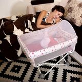 新生儿婴儿床超轻便可折叠移动宝宝BB旅行便携简易迷你小床送蚊帐