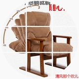 时尚休闲椅躺椅电脑椅懒人沙发家用实木可躺沙发椅午睡美容体验椅