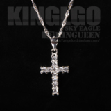 【K.L】施华洛世奇元素  十字架项链 925纯银项链 奥地利水晶
