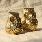 [coznap select]日本品牌黄铜猫头鹰装饰摆件大小两款