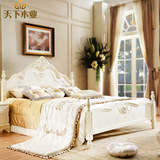 韩式床田园双人床 欧式床双人床 实木储物床1.8米高箱公主床婚床