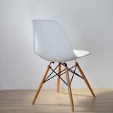 实木脚组装家用餐椅简约无扶手餐厅座椅时尚电脑椅子休闲职员椅