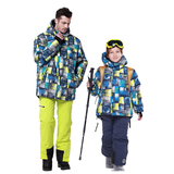 2015年正品phibee菲比小象儿童滑雪服套装男童冲锋衣裤亲子装