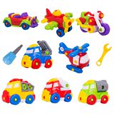 孩益智动手螺丝2-3岁拆装玩具车工程车汽车模型 儿童可拆卸组装男