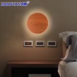 卓雁现代卧室壁灯床头灯现代美式过道走廊玄关创意韩式日式壁灯饰