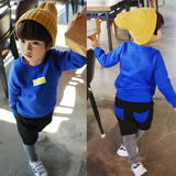 飞帛韩版童装男童套装春装新款2016宝宝儿童运动套装长袖T恤卫衣