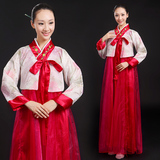 绣花大长今服装传统改良韩服女裙少数民族风圣诞朝鲜族舞蹈演出服