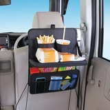 正品NAPOLEX汽车用品座椅背收纳置物袋 收纳袋挂袋多功能车载餐台