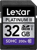 正品 雷克沙 Lexar SD SDHC 32G 200X Class10 UHS-I 高速 内存卡