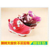 ABC正品特价15冬季女童鞋22-26舒适保暖防滑运动灯鞋Y45111109