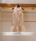JR/卓雅 2015冬款 专柜正品代购 接无袖背心裙公主连衣裙H1603401