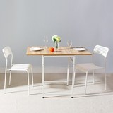 丽芙家居 创意简约多功能餐桌（自由折叠） 摆摊折叠桌吃饭桌书桌