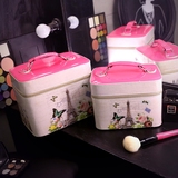 韩国化妆包小方包水桶包化妆品整理包手提化妆盒化妆箱旅行洗漱包