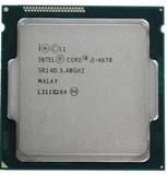 Intel/英特尔 I5-4670 酷睿四核3.4G CPU LGA1150 散片回收cpu