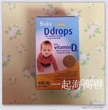 美国Baby Ddrops纯天然婴儿维生素D3 90天量ddrop促进钙吸收