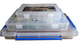 健桦可拆分多格透明塑料整理盒子 玩具积木零件分类盒 乐高收纳盒