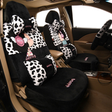 宝马X1 X3 X4 X5冬季保暖卡通汽车座椅垫可爱全包毛绒布汽车座垫