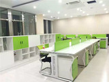 上海 九星办公桌 家具厂家直销办公桌椅简易时尚蝴蝶脚组合员工位