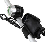 超亮CREE XML T6自行车灯前灯头灯强光单车灯钓鱼灯套装1200流明