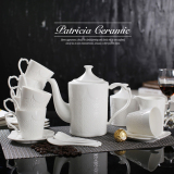 欧式咖啡杯套装 高档陶瓷咖啡具 结婚礼品 英式下午茶具茶杯套装