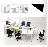 钢木办公家具简约现代板式员工位屏风组合卡座工作台职员办公桌