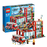 乐高 正品 LEGO 城市系列 CITY L60004 消防总局 60110 积木 玩具