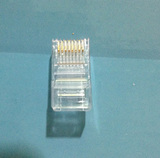 电脑配件批发厂家优质盒装AMP水晶头网络水晶头100个一盒彩盒批发