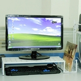 晶显示器增高架桌面加高电视支架电脑显示屏垫高键盘收纳架子液