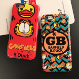 潮品duck小黄鸭加菲猫iphone6s手机壳6plus卡通保护套全包硅胶套