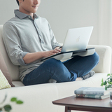 日本SANWA多功能ipad笔记本电脑支架 膝上桌托床上桌便携式HUS005