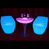 热销led发光创意高脚桌椅吧台桌椅子品牌发光凳子凳子发光家具