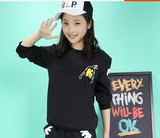 少女初中学生运动套装纯棉春季新品青少年运动服女韩版卫衣两件套