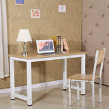 简约现代钢木电脑桌台式家用办公桌简易创意书桌卧室写字台学习桌