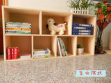 实木书柜儿童玩具柜收纳置物柜多用落地柜矮柜现代隔断5格7格书柜