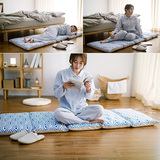单人可拆洗折叠午睡垫办公室午休垫地铺便携式睡垫啪啪垫陪护床垫