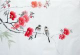 促销花鸟字画客厅国画牡丹横幅四尺水墨纯手绘玄关书法E18