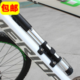 KS铝合金山地自行车打气筒 迷你便携家用单车充气筒兼容美嘴法嘴