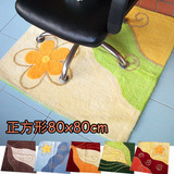 特价大门口地毯 电脑椅垫子 转椅地垫80*80cm正方形时尚可爱门垫