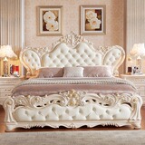 艺阁雅欧式床双人床1.8米主卧床法式大床奢华公主床储物床真皮床