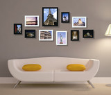 照片墙创意简约现代10框组合客厅玄关书房卧室装饰挂小墙壁