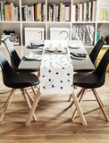 预售 Moreover原创设计创意北欧欧美全棉波点桌旗桌布简约现代