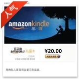 自动发卡 中国亚马逊20元kindle电子书礼品卡 kindle充值卡 卡密