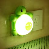 家装狂欢节 GAGEEK创意小乌龟墙壁插座扩展式小夜灯声光控床头灯