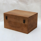 桌面收纳盒创意礼品zakka木盒复古礼品包装盒定制大号
