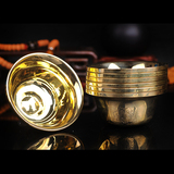 藏传密宗佛教用品佛具 法轮铜供水碗供杯供佛水杯 八供碗八供用品